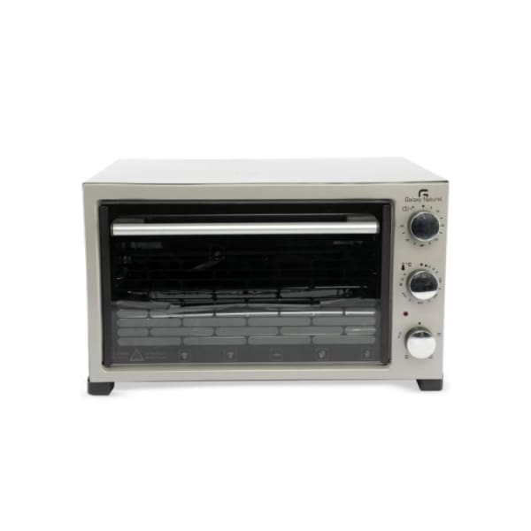 Four électrique GALAXY NATUREL 36 Litres Gris avec tourne broche Four électrique GALAXY NATUREL 36 Litres Gris avec tourne broche